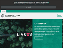 Tablet Screenshot of betlehemskyrkan.se